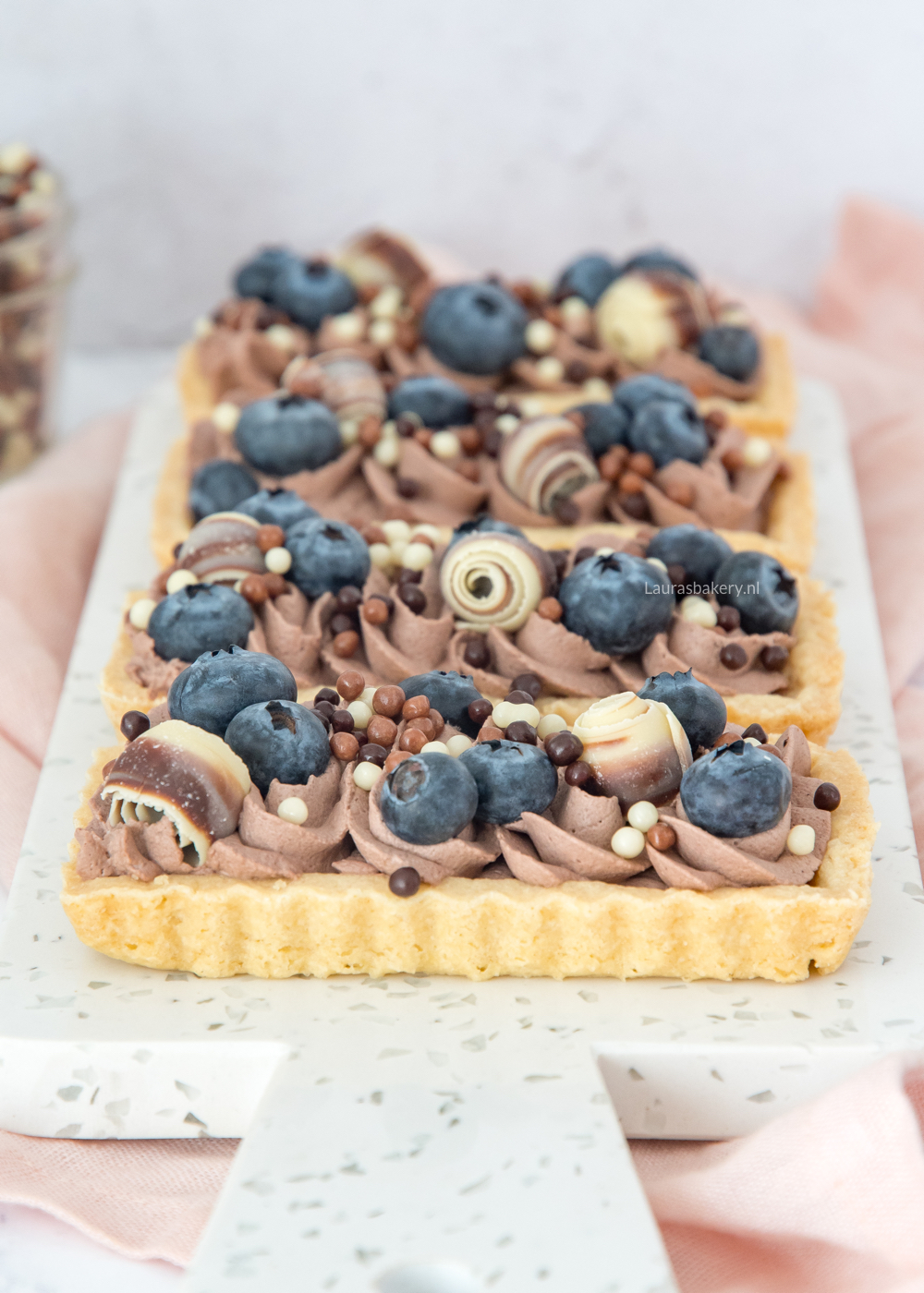 Chocolade-blauwe bessen tartelettes-1a