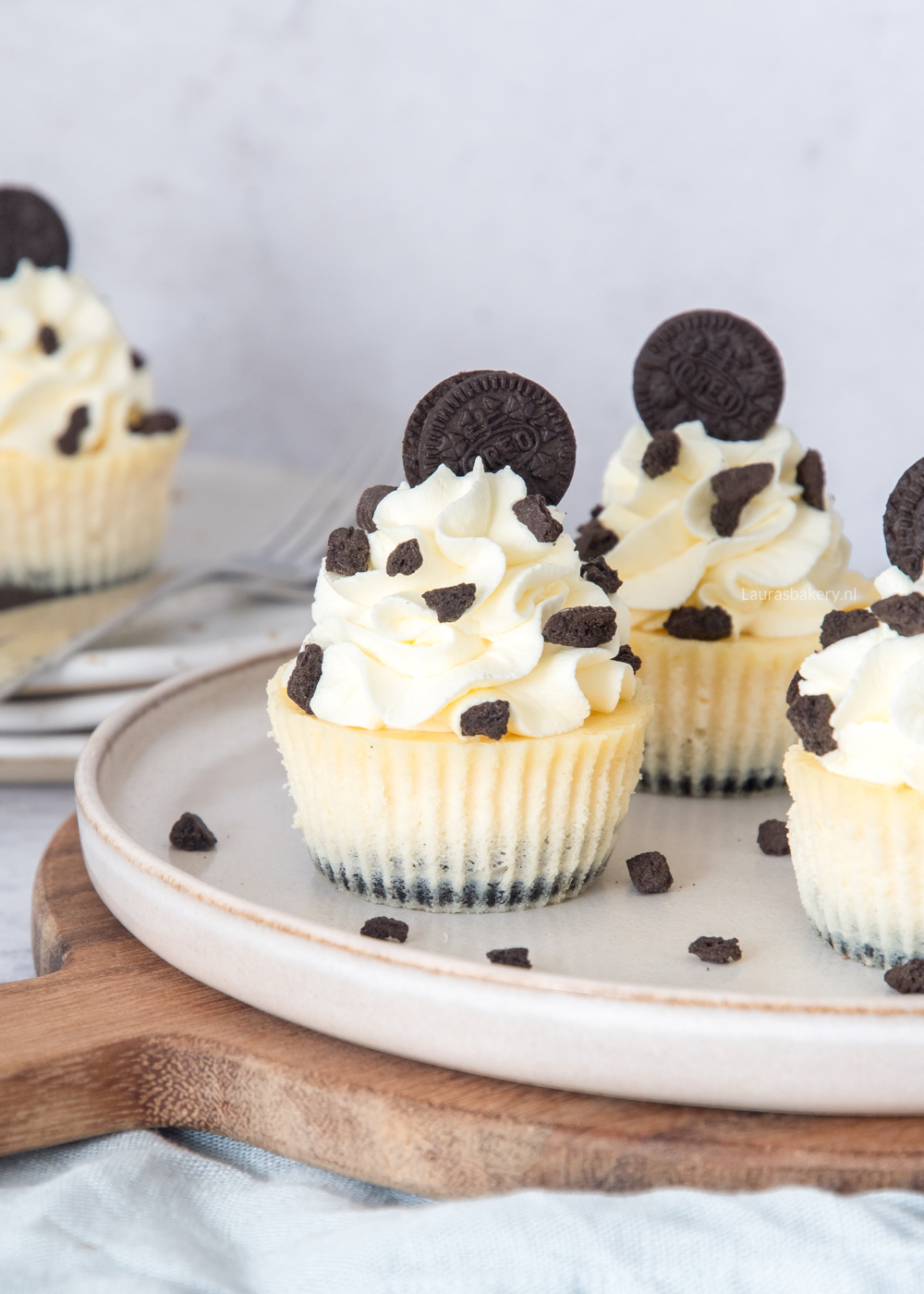 lekkere Mini Oreo cheesecakes