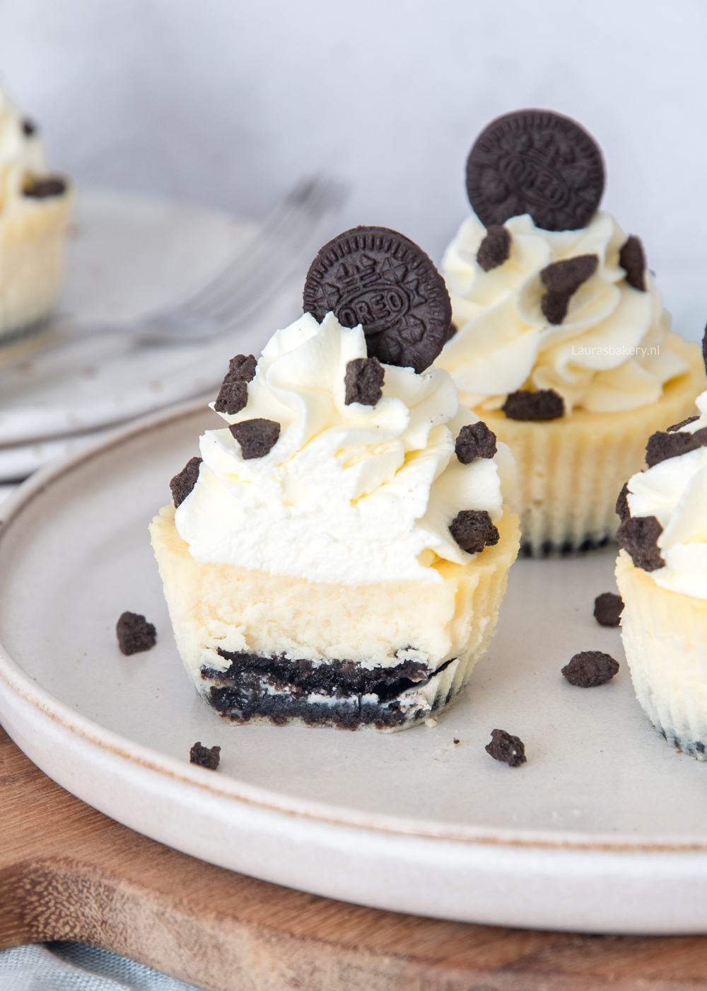 Mini Oreo cheesecakes-3a