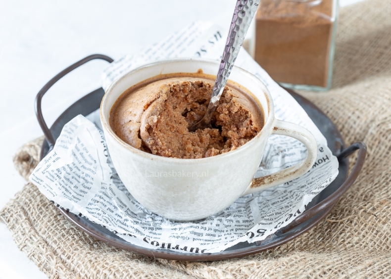 Mug cake voor in de oven
