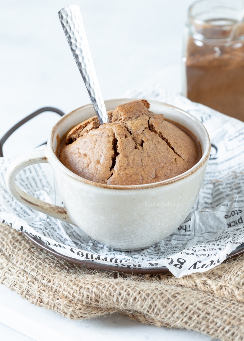 Recept mug cake zonder banaan
