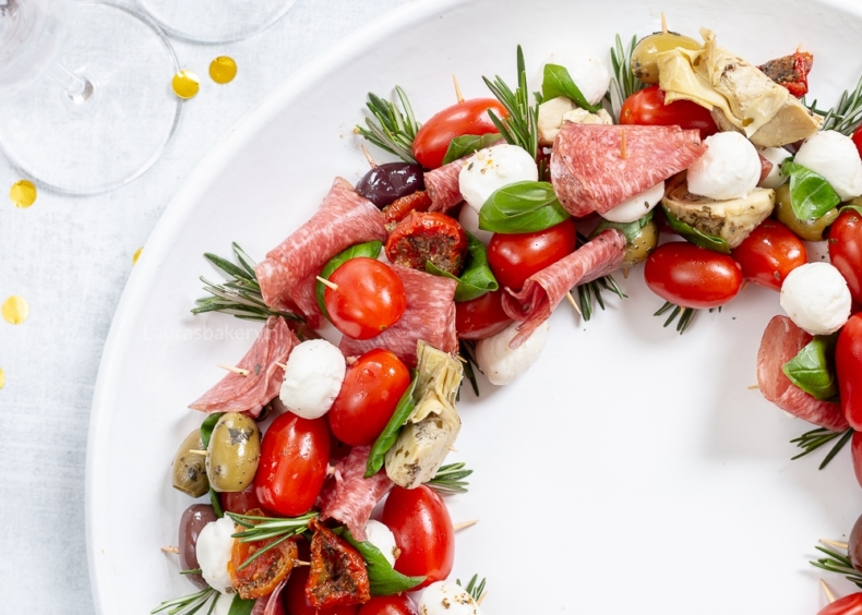 Italiaanse borrelhapjes Antipasti Borrelkrans