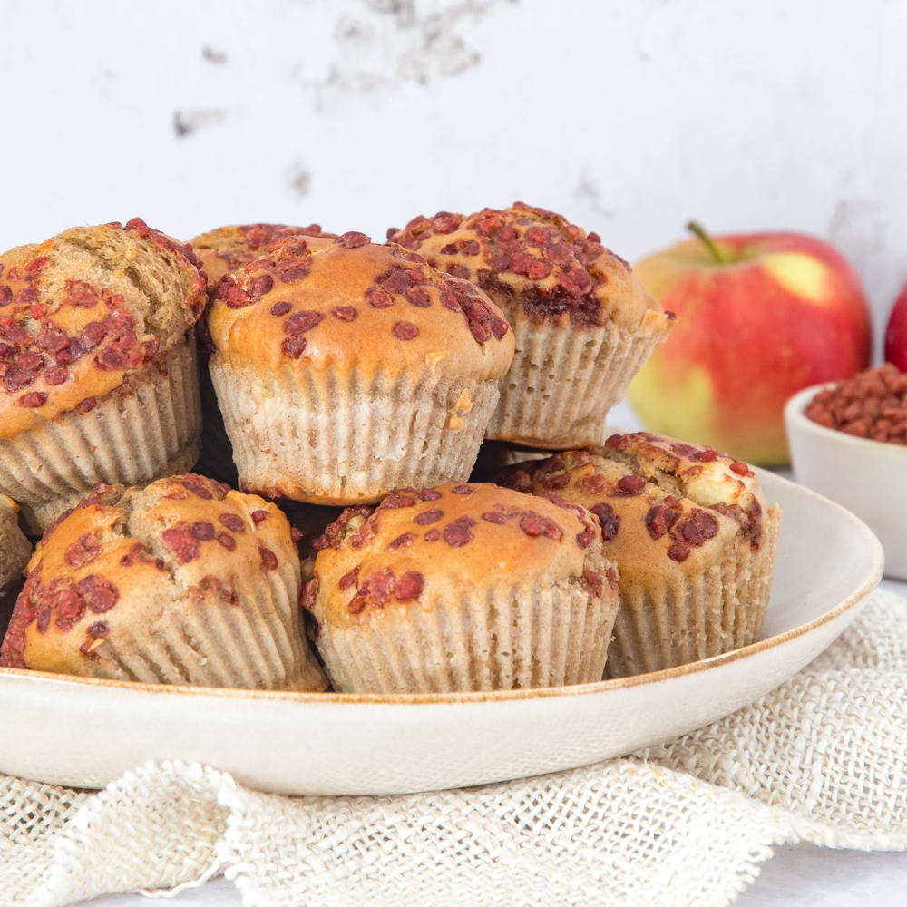 recept appel-kaneel muffins met kwark