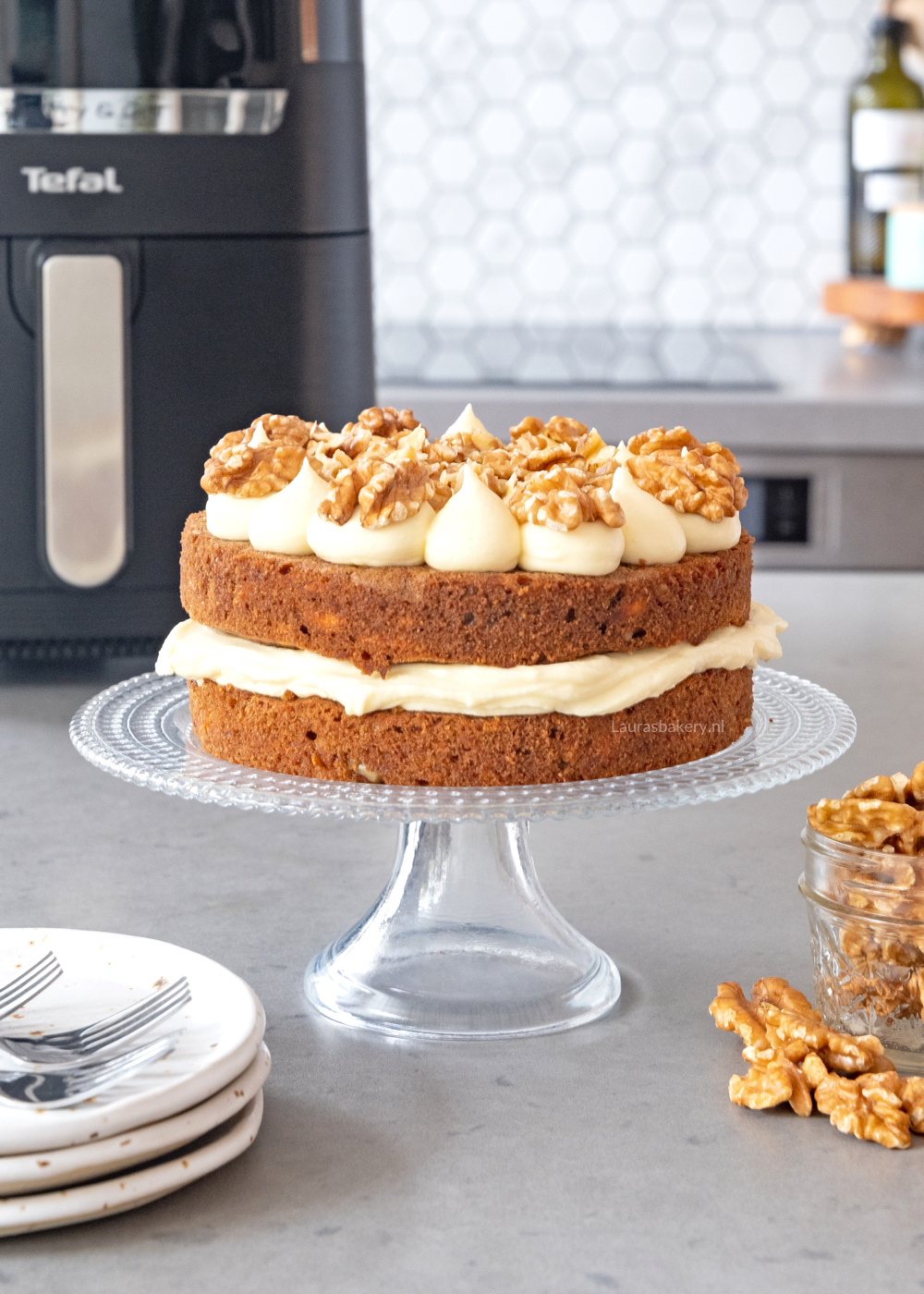 Carrot cake uit de airfryer