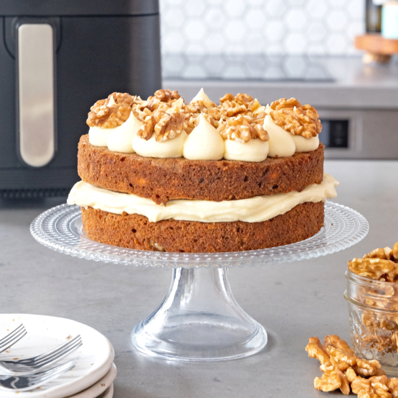 Carrot cake uit de airfryer