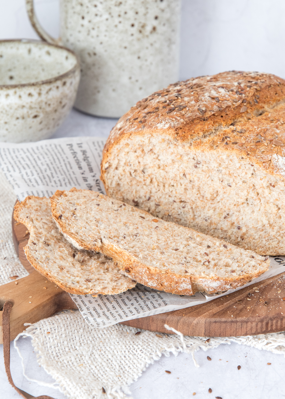 volkoren brood met zaden en pitten