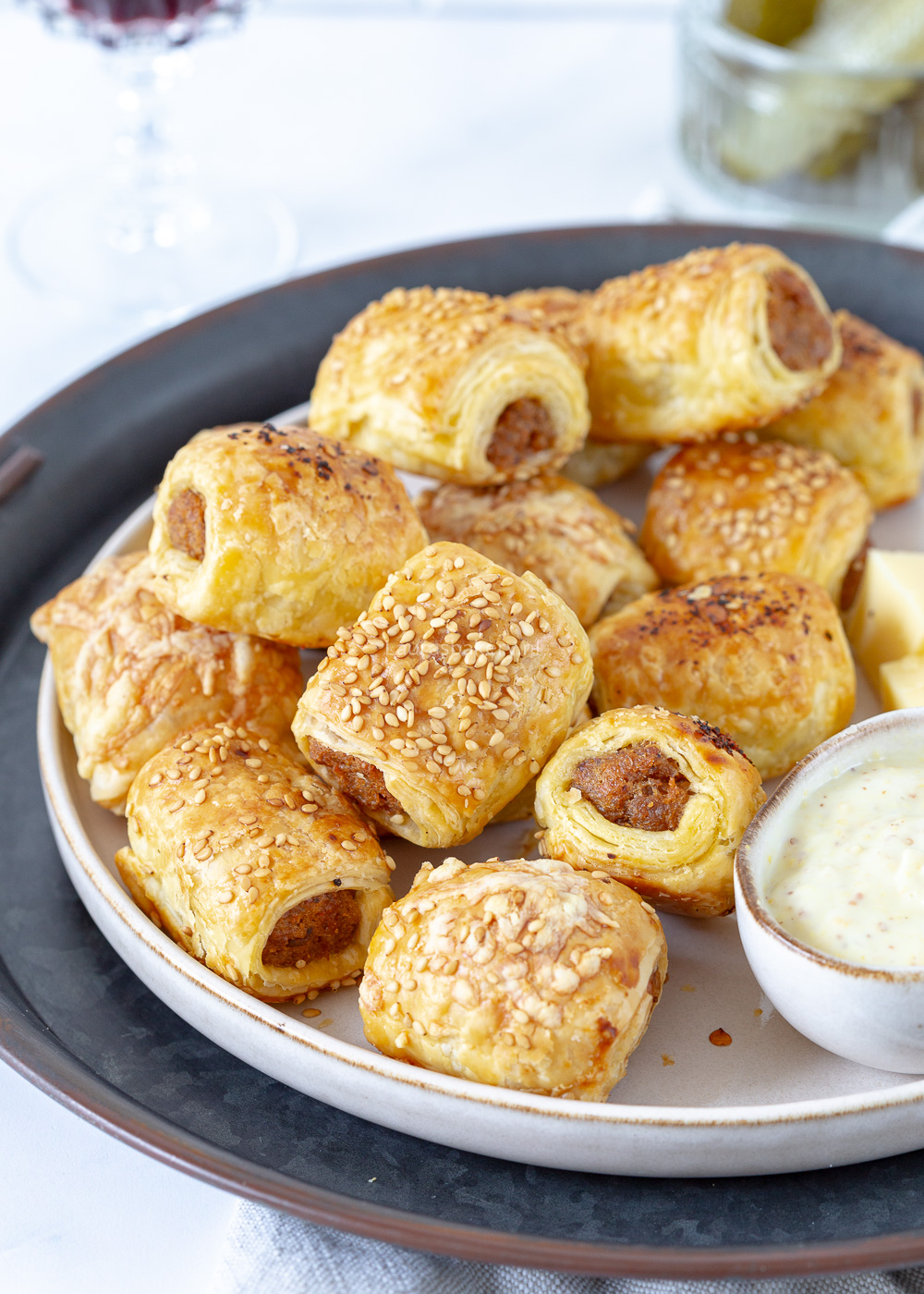 Bladerdeeghapje gehakt