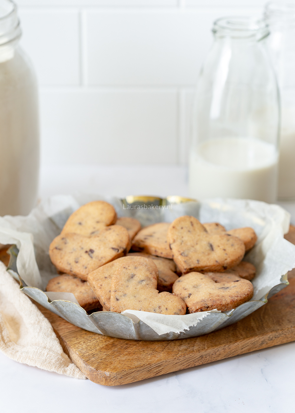 Suikerkoekjes met stukjes chocolade