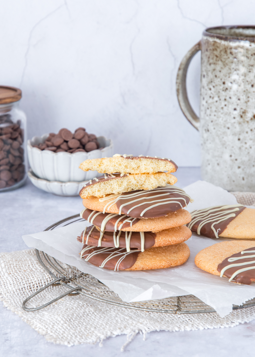 Eierkoeken met chocolade maken