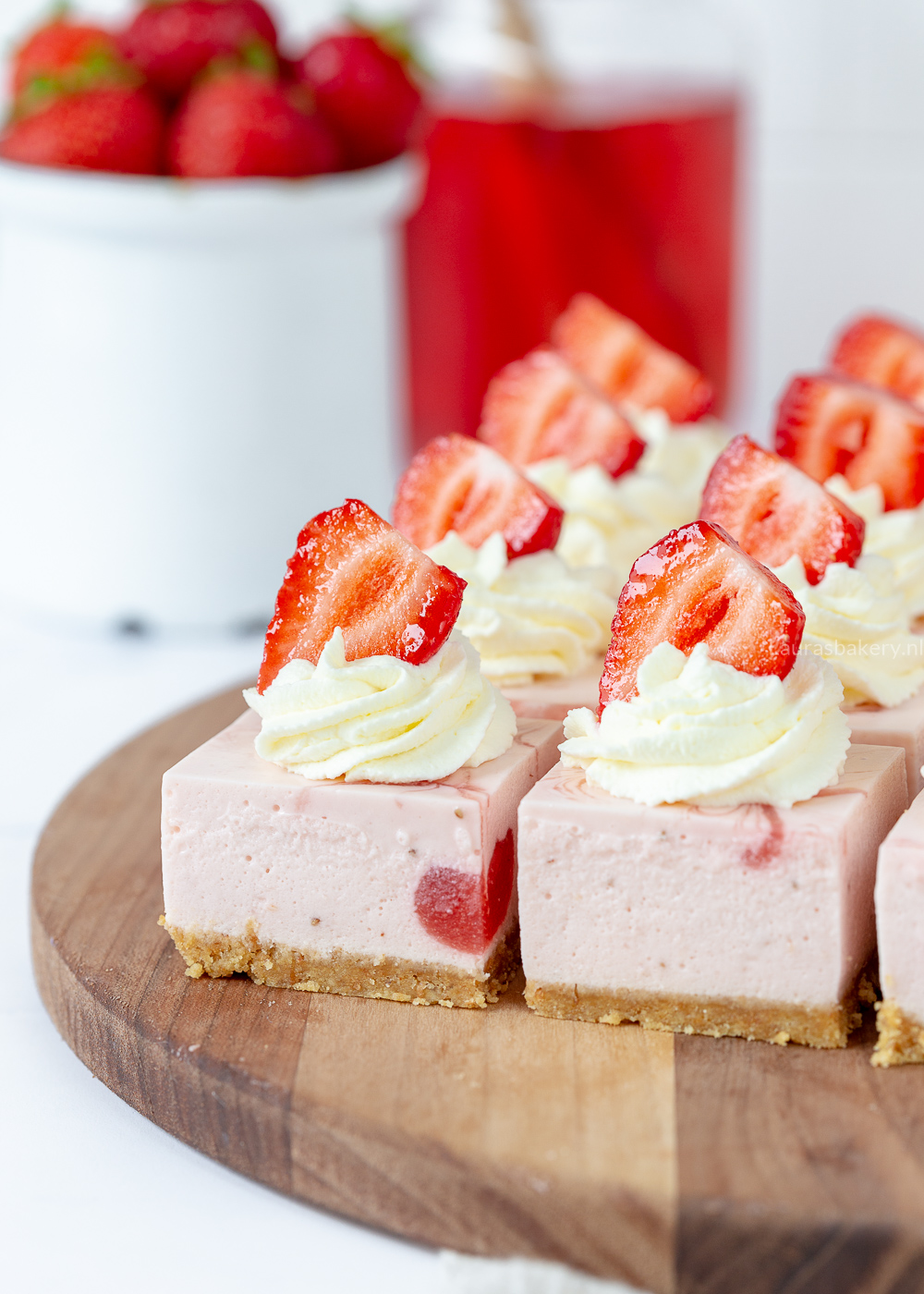 Aardbeien cheesecake recept