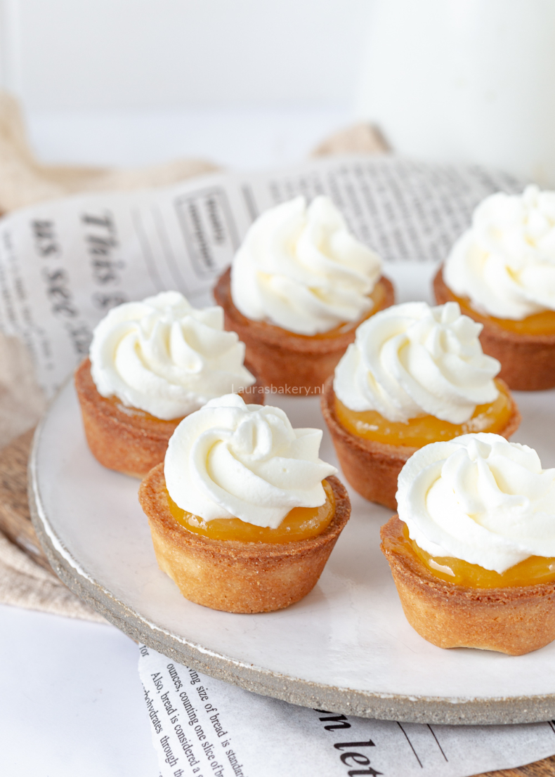 Lemon curd koek bakjes (4)