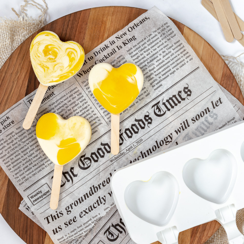 Griekse yoghurt ijsjes met mango