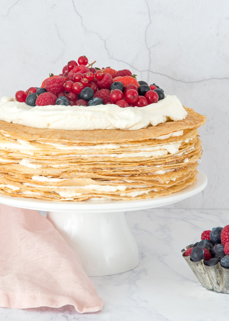 Pannenkoekentaart mascarpone