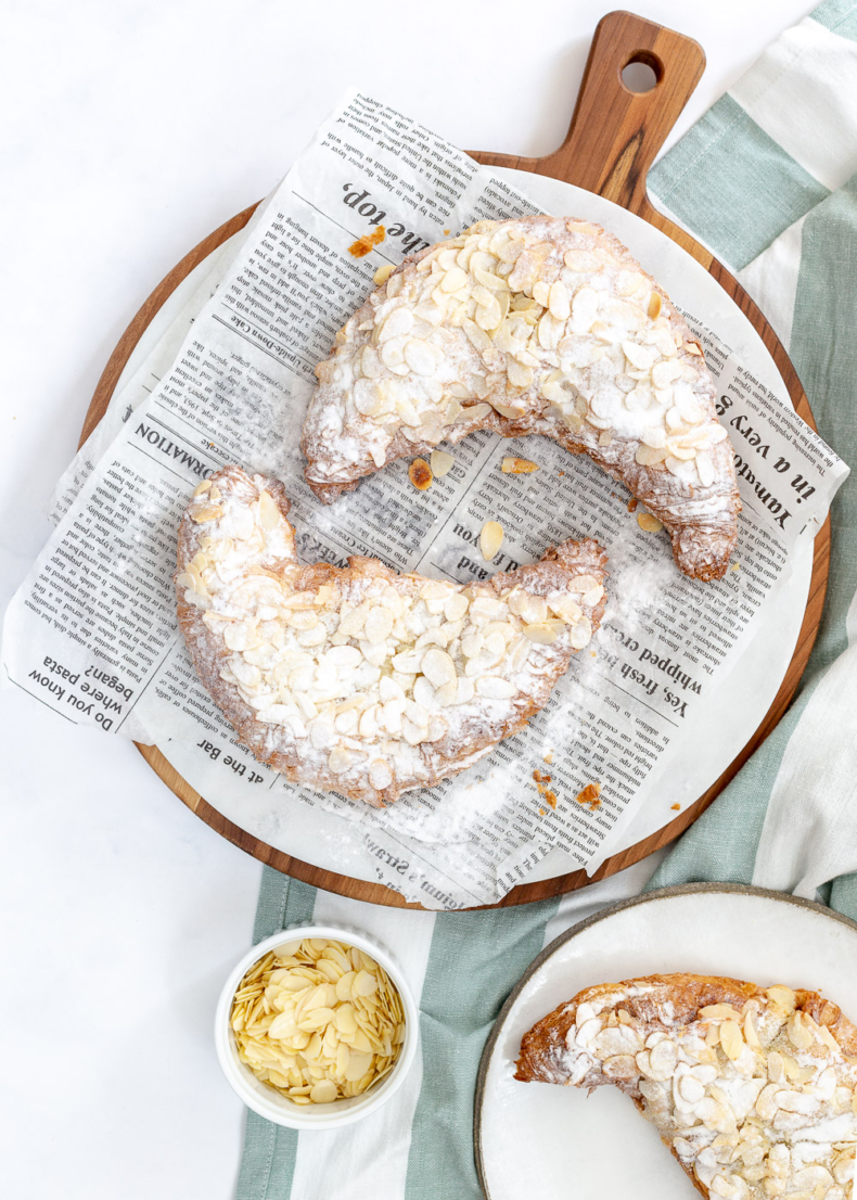 Amandelcroissants maken