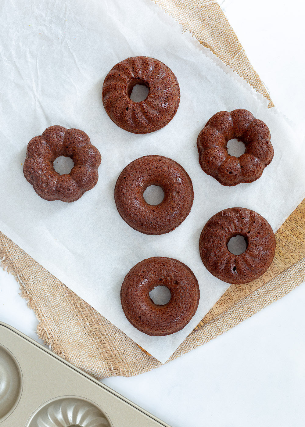 Kleine chocolade tulband