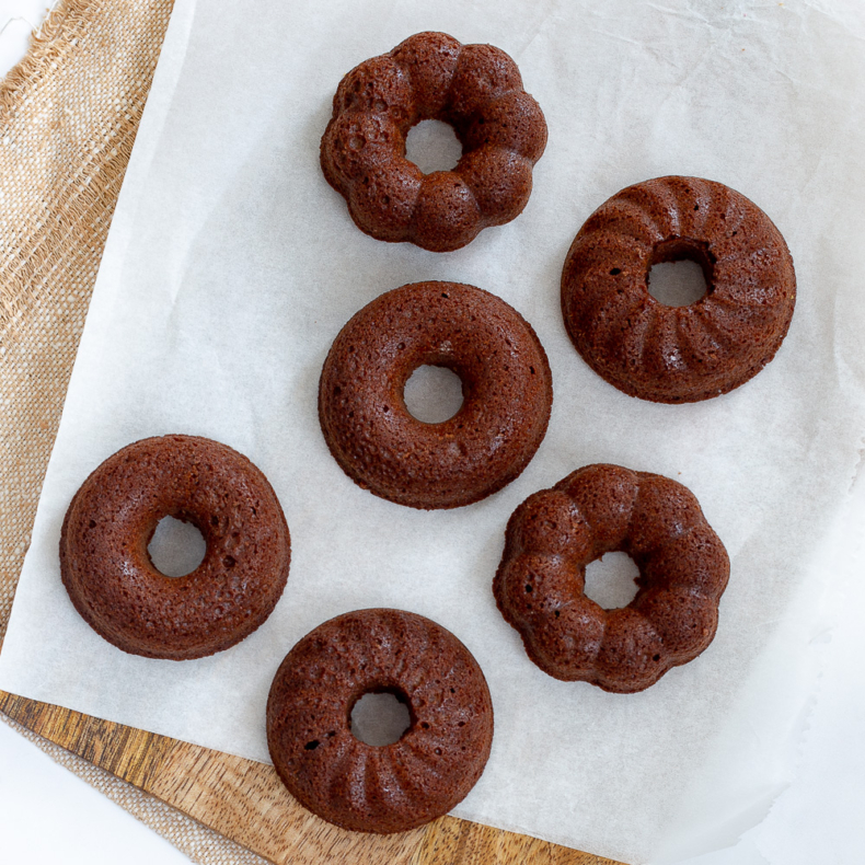 Kleine chocolade tulband