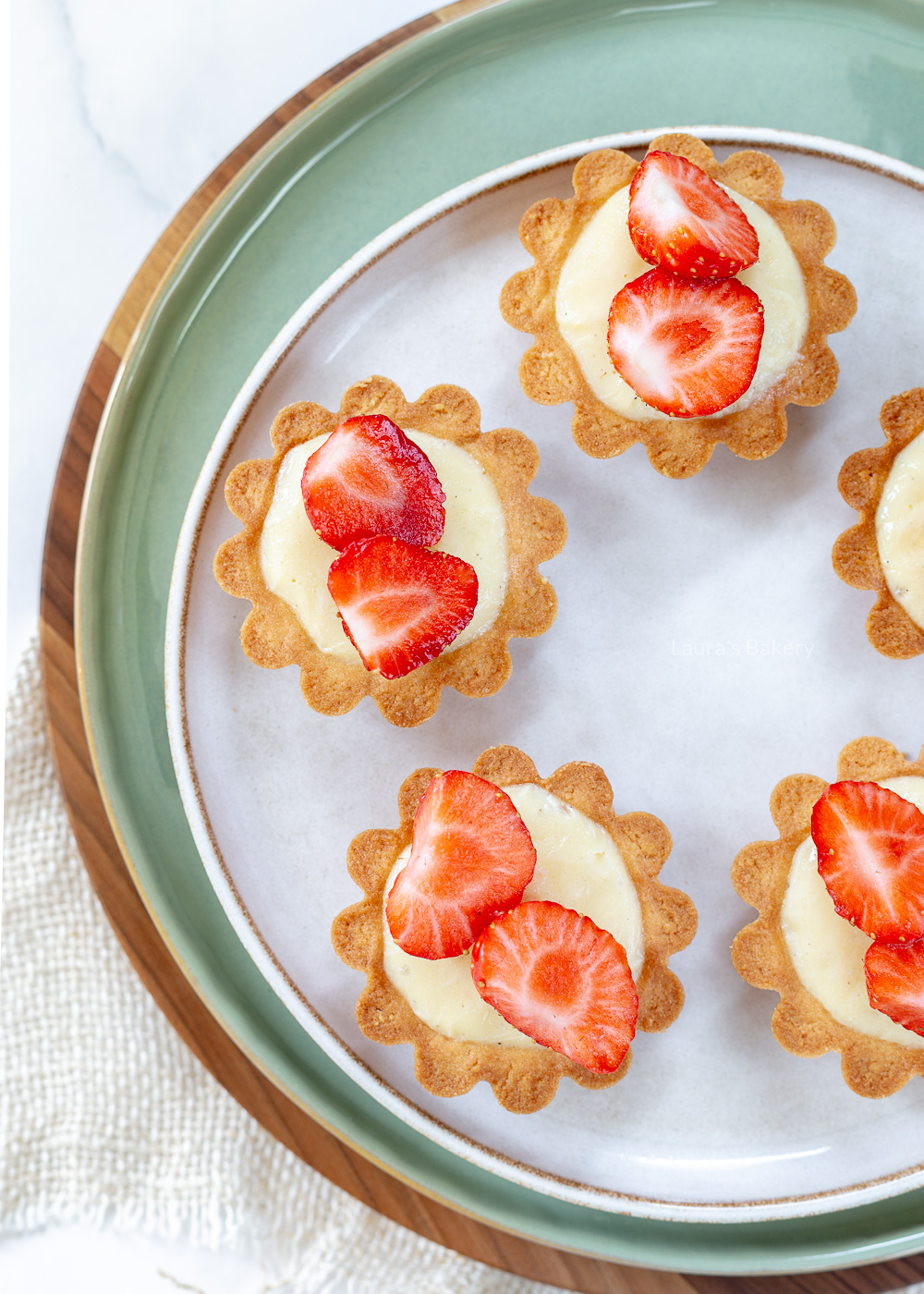 Aardbeien tartelettes