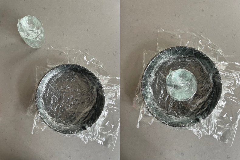 Nougatine ijstaart met schuimpjes SVS