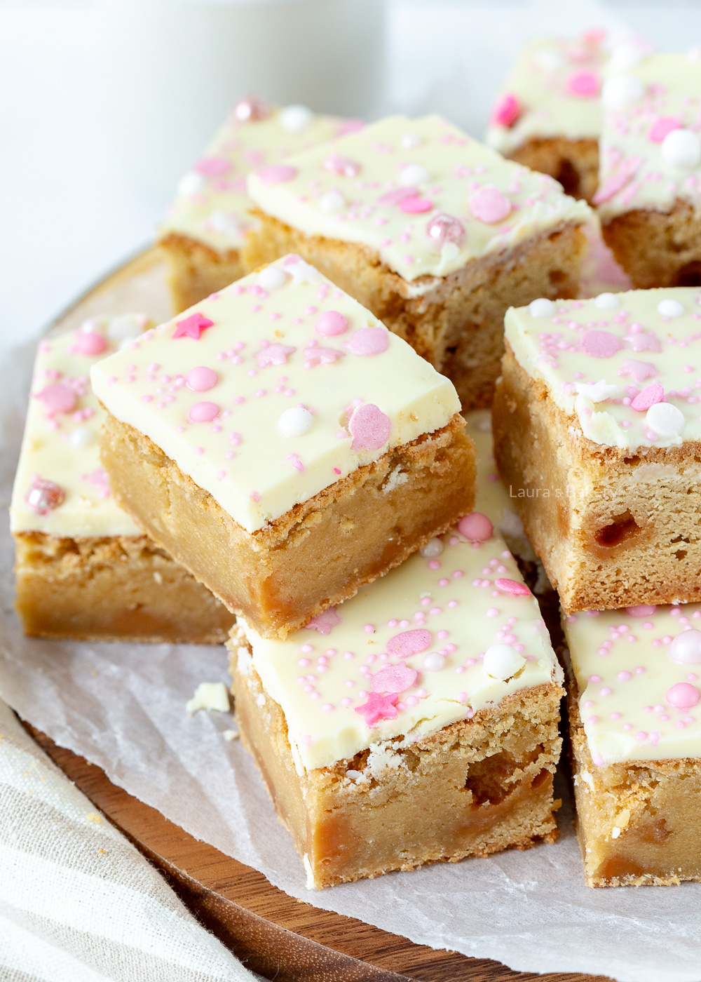 Blondies babyshower hapje