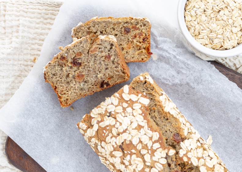 Bananenbrood met havermout