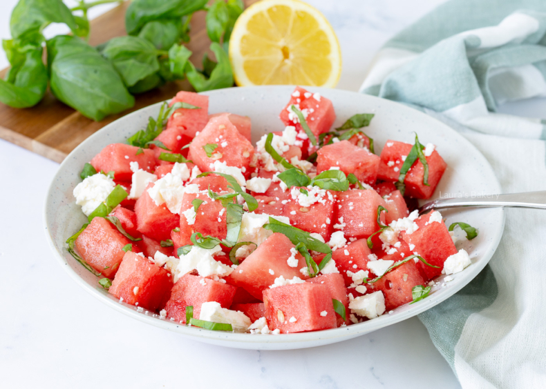 Watermeloen met feta