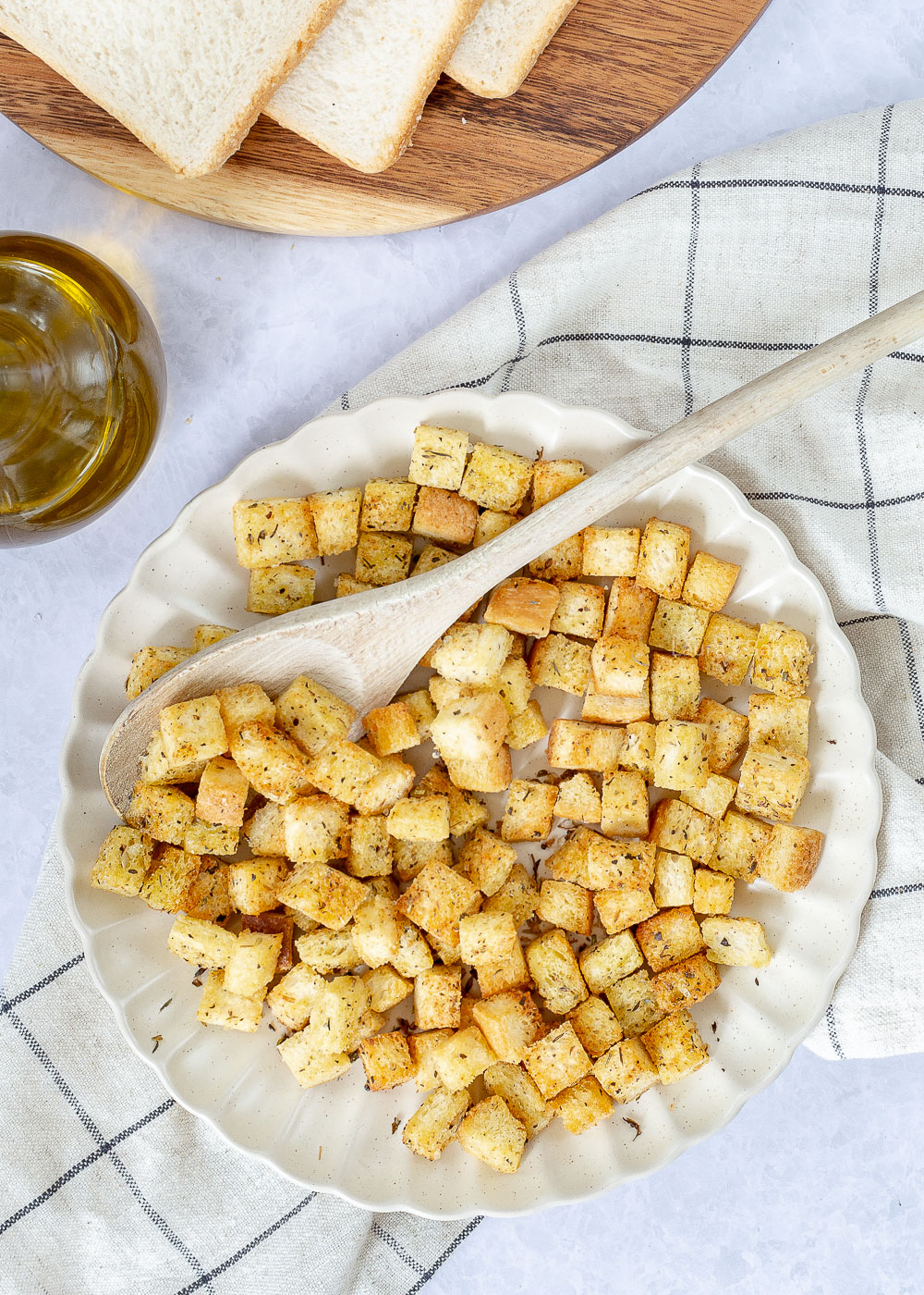 Croutons bewaren