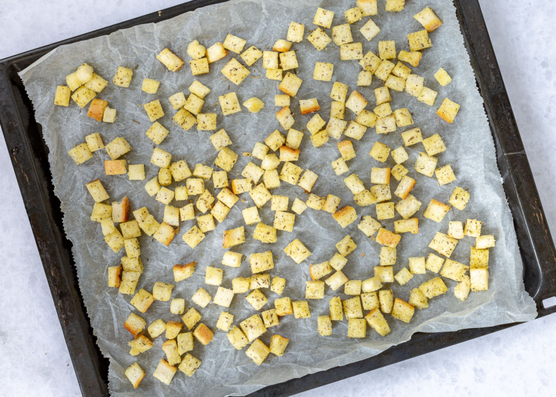 Zelf croutons maken