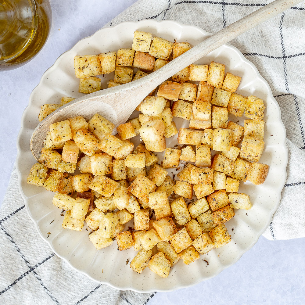 Croutons recept