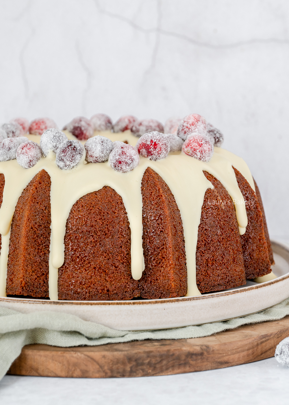 Gingerbread tulband met witte chocola