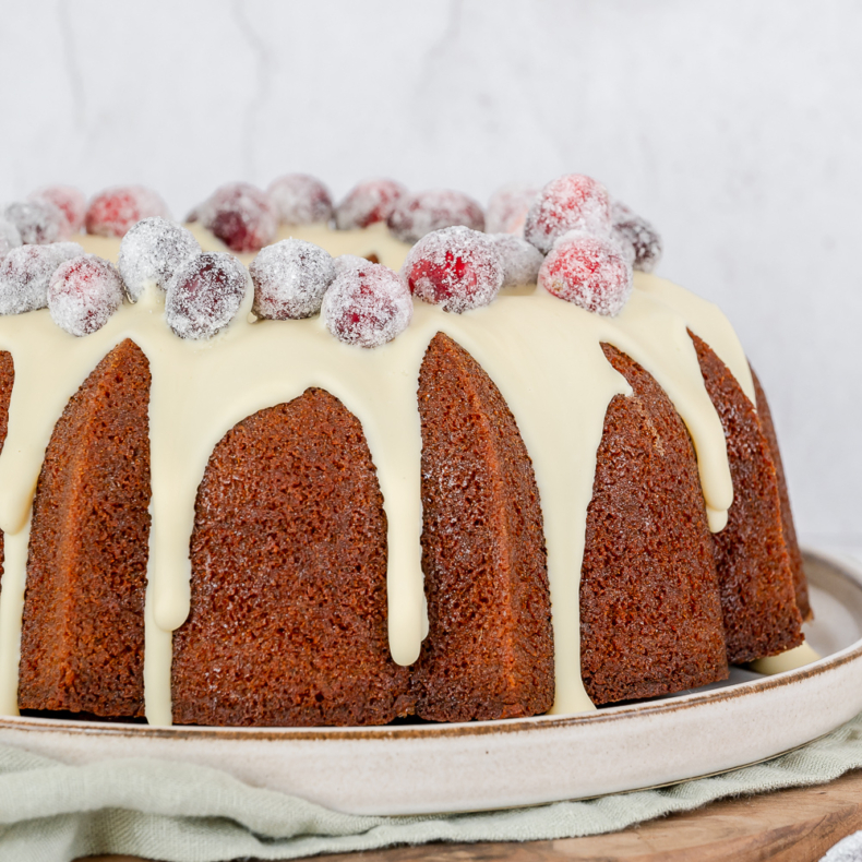 Gingerbread tulband met witte chocola