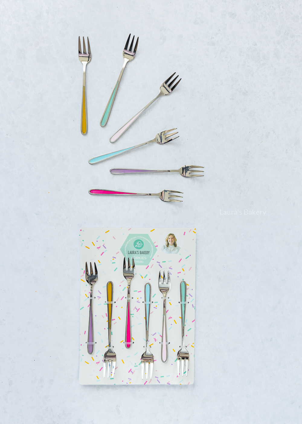 Taartvorkjes sprinkles collectie