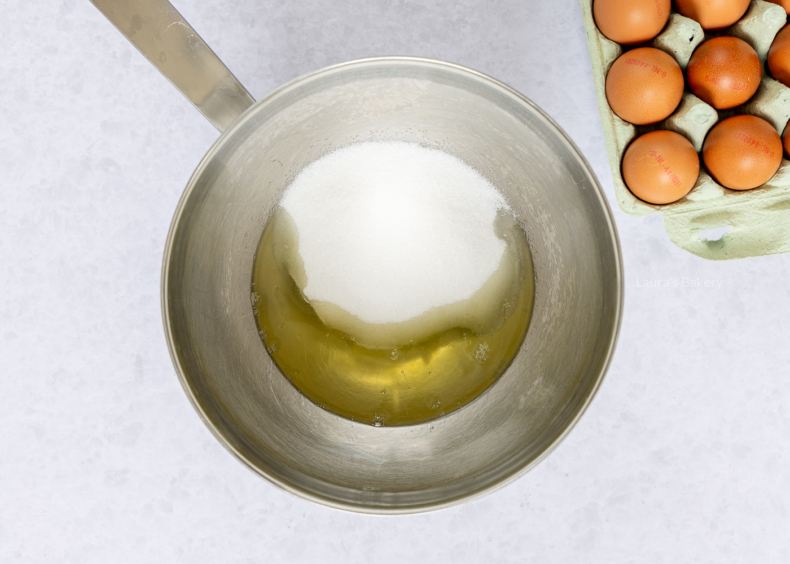 Swiss meringue maken