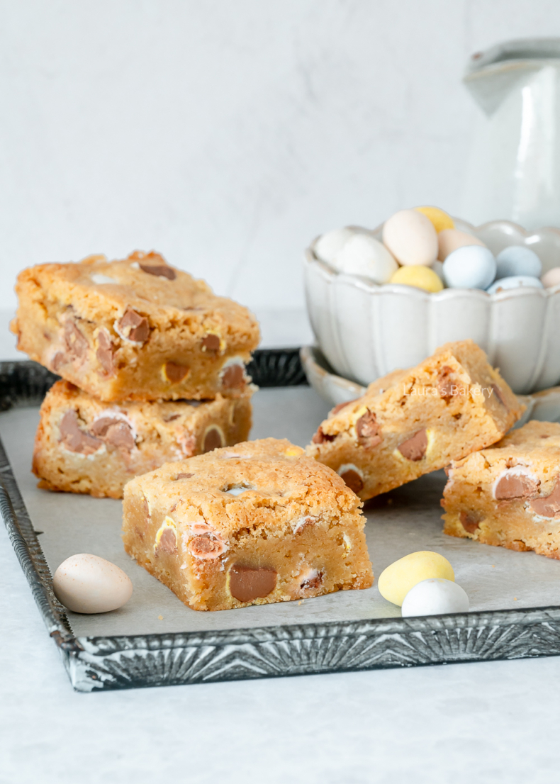 Paasei blondies bewaren