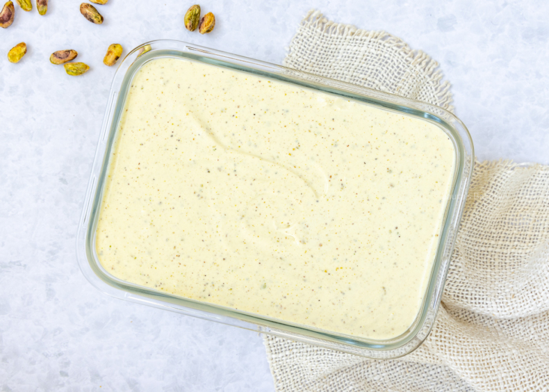 Zelf pistache ijs maken