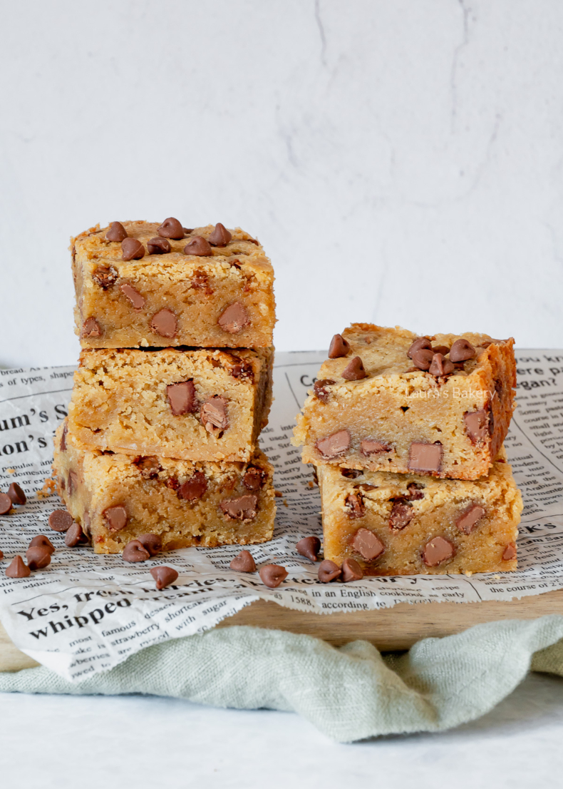 Chocolate chip blondies recept WM-1