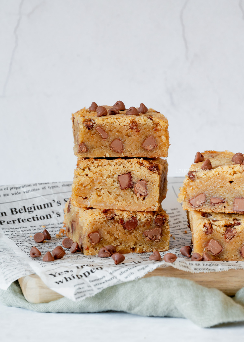 Chocolate chip blondies recept WM-2