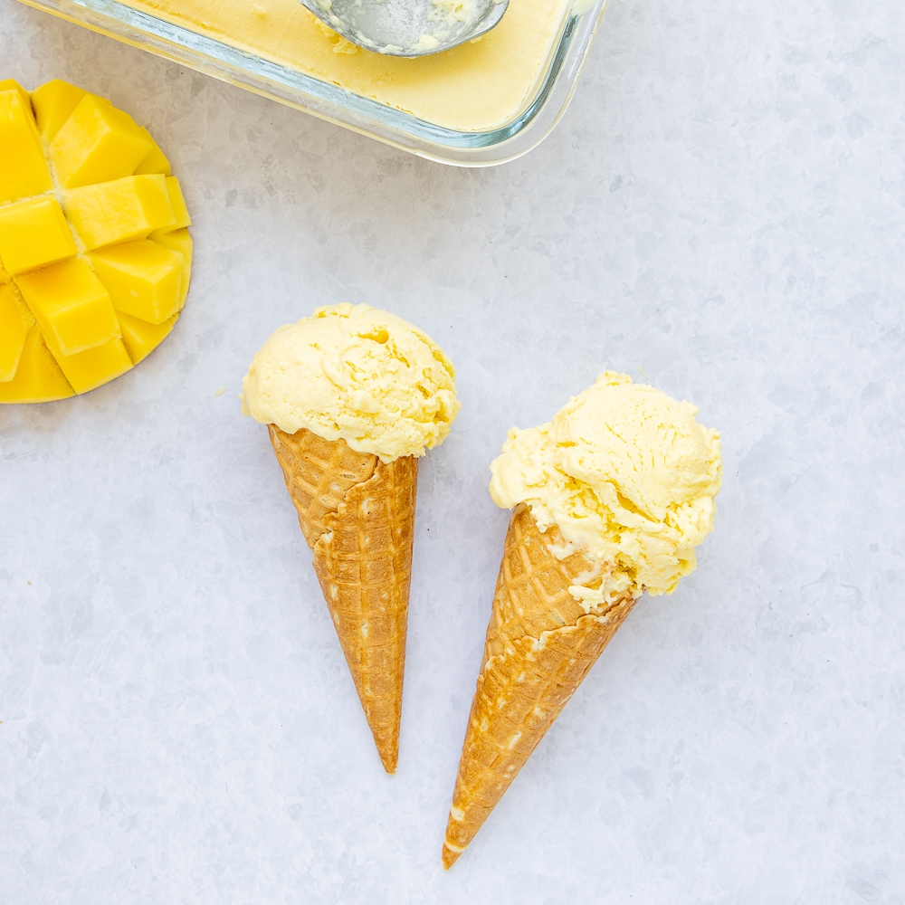 Mango ijs recept