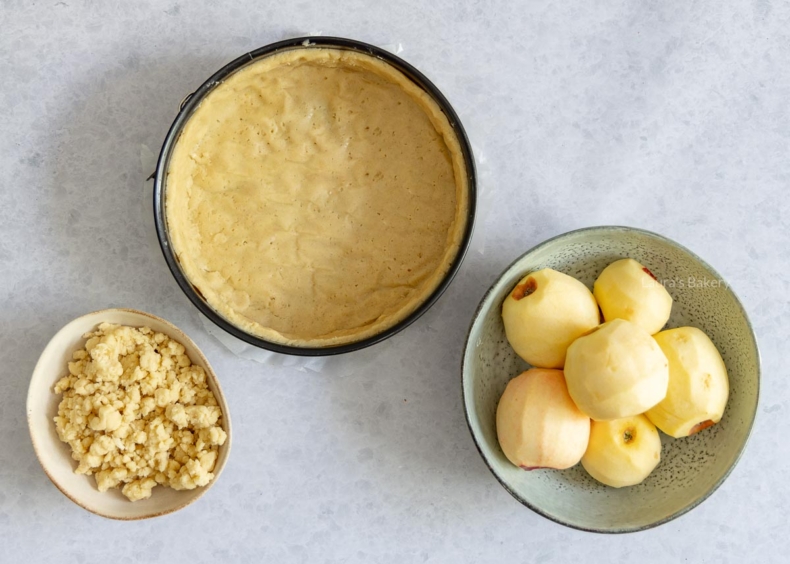 Appelkruimeltaart maken