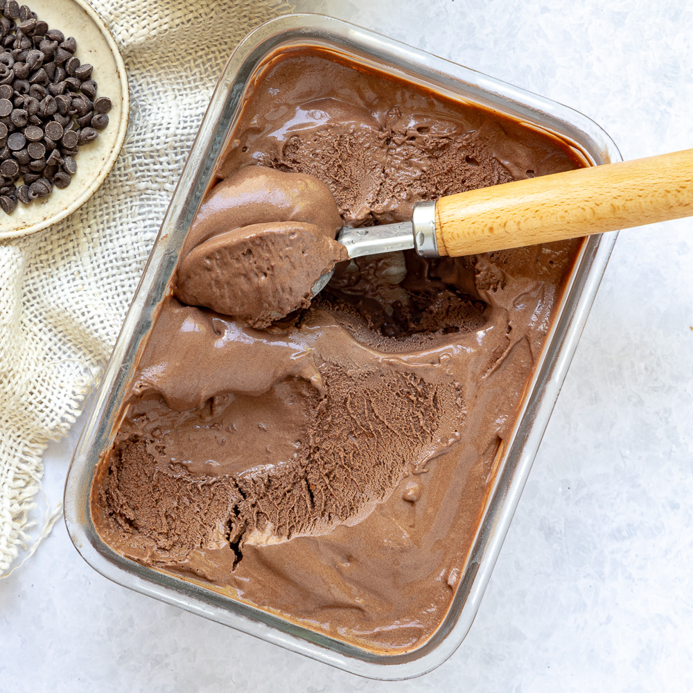 Chocolade ijs recept