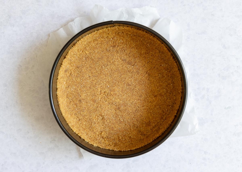 Cheesecake bodem met digestive koekjes