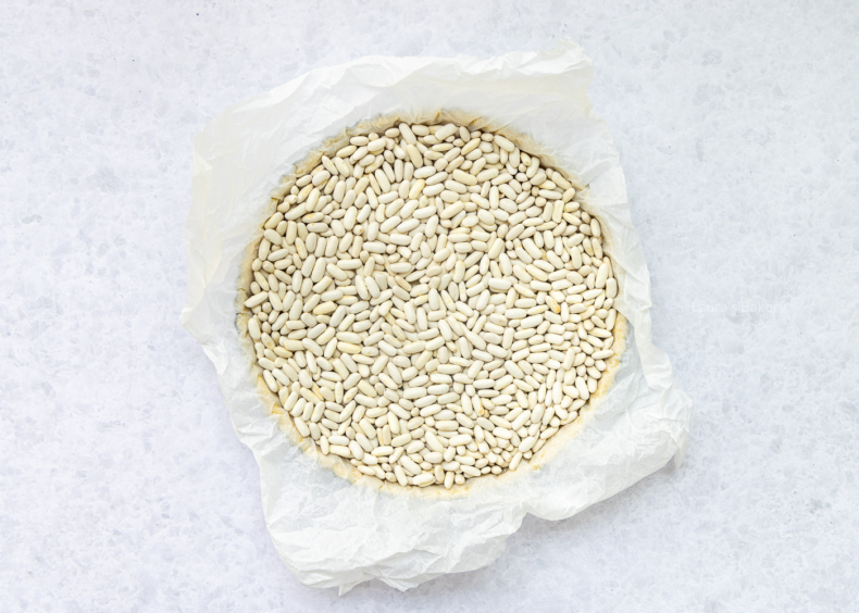 Zanddeeg taartbodem blind bakken