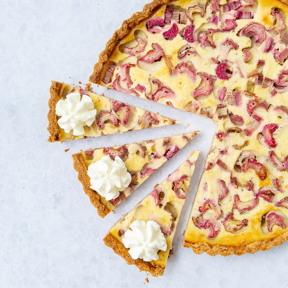 Rabarbertaart recept