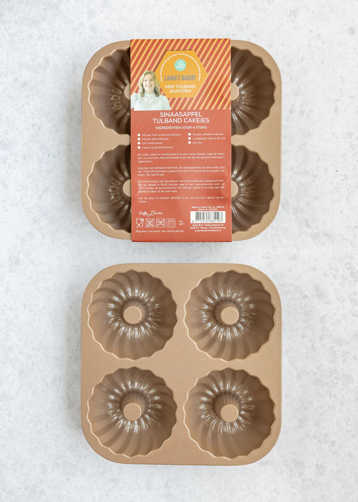 Mini tulband bakvorm herfstcollectie 2025 Laura's Bakery Kruidvat