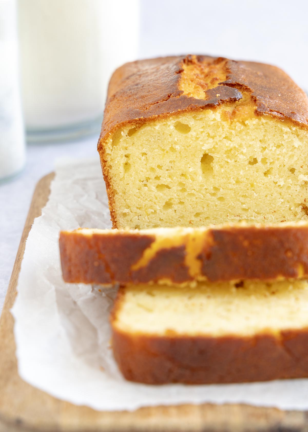 Cake met kwark en citroen