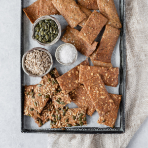 zuurdesem crackers recept