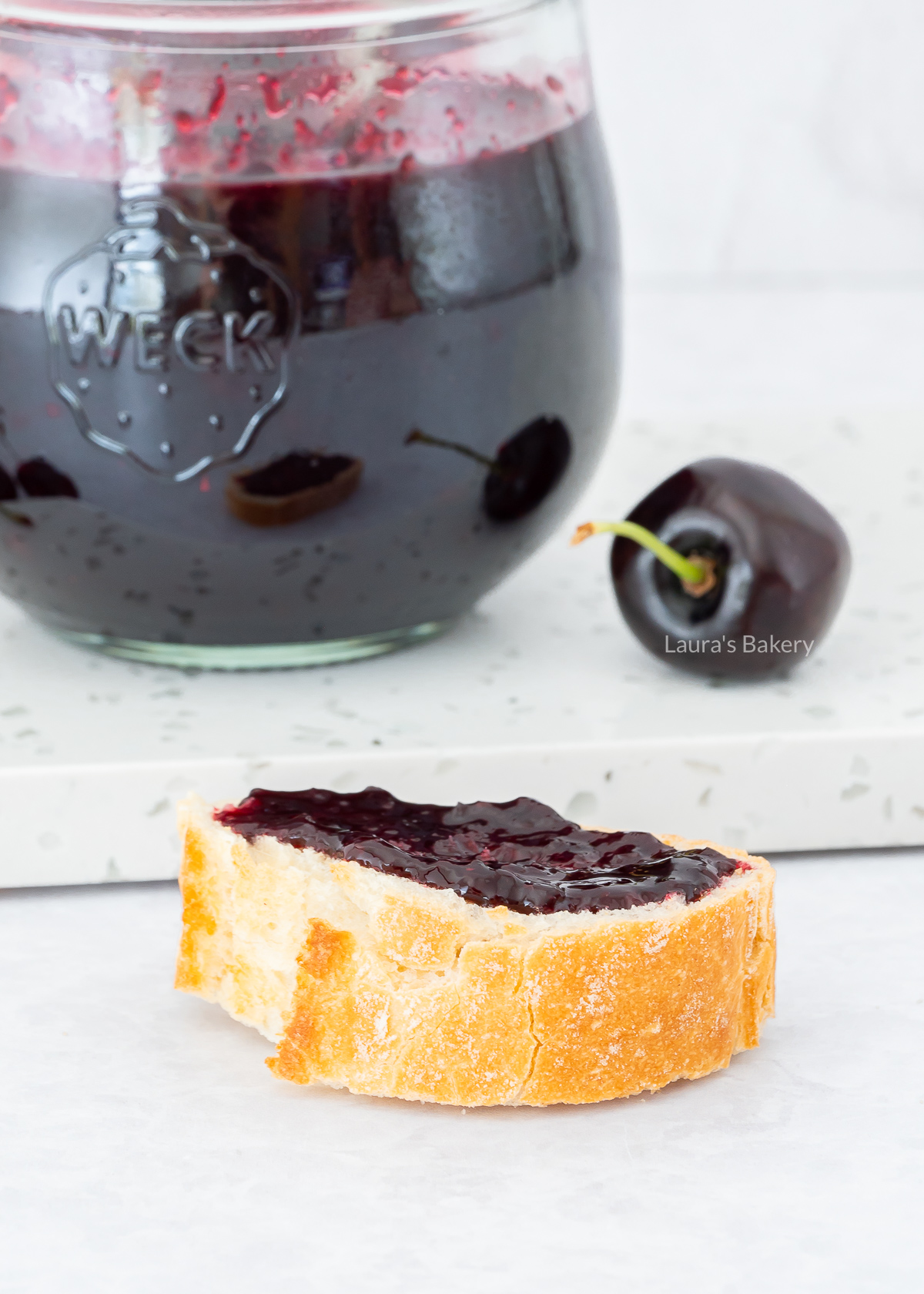 Jam met kersen