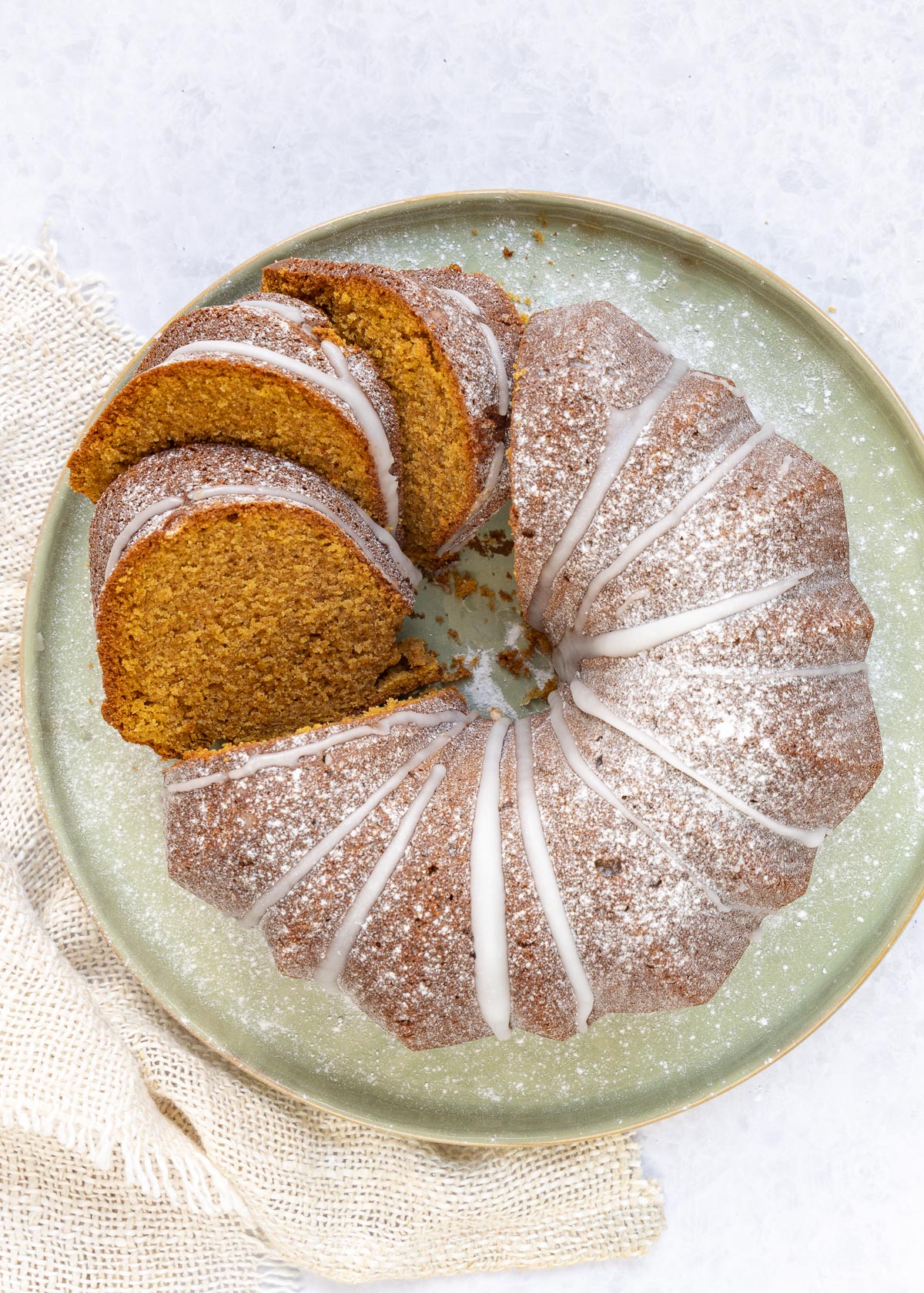 Pompoencake in tulbandvorm